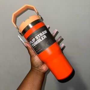 Stanley 30 oz. IceFlow Tumbler w/ Flip Straw- Tigerlily